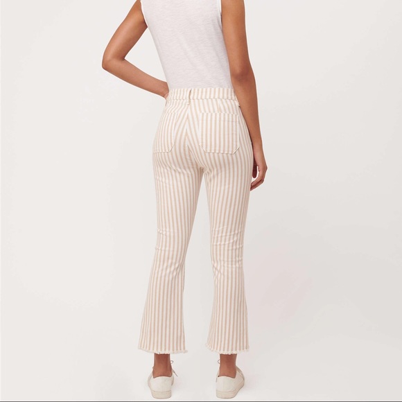 New Loft high waist flare crop, size 6/28 - Picture 2 of 10